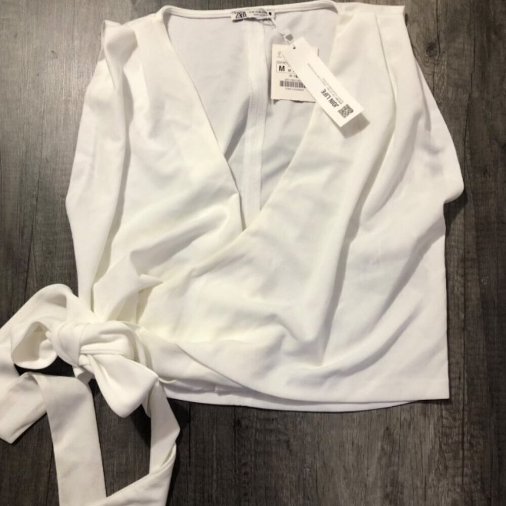 Zara wrap blouse SIZE M 7901/140/250